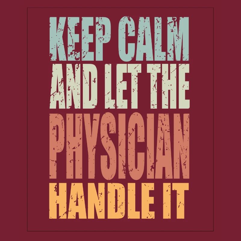 Keep Calm Physiker Spruch Physiker Geschenk