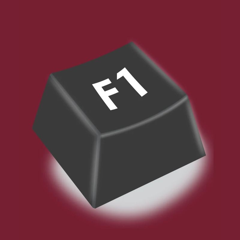 f1 Hilfe Knopf