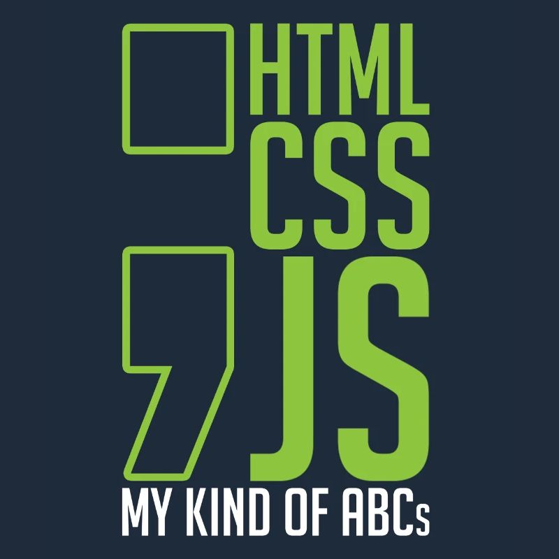 web developer gift html css js my kind of