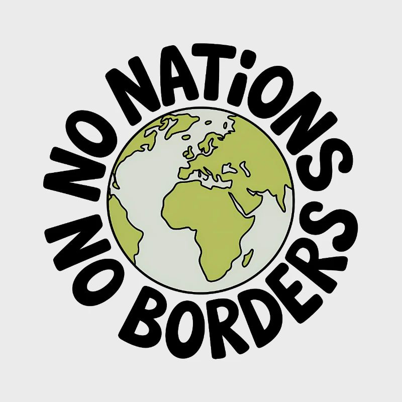 No Nations No Borders - Antifa Tee