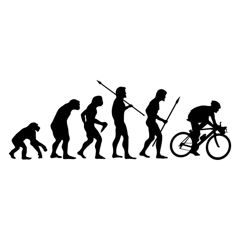 l'évolution de cycliste