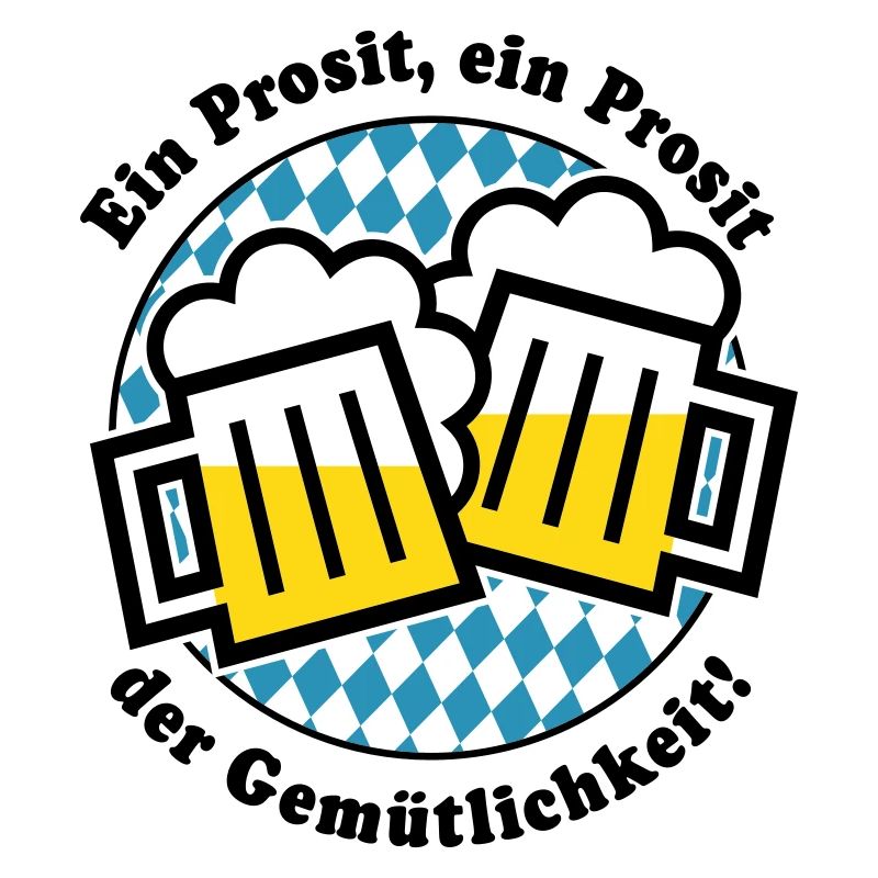 Ein Prosit der Gemütlichkeit! (Bier-Maßkrug)