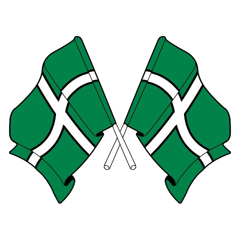 Drapeaux croisés du Devon