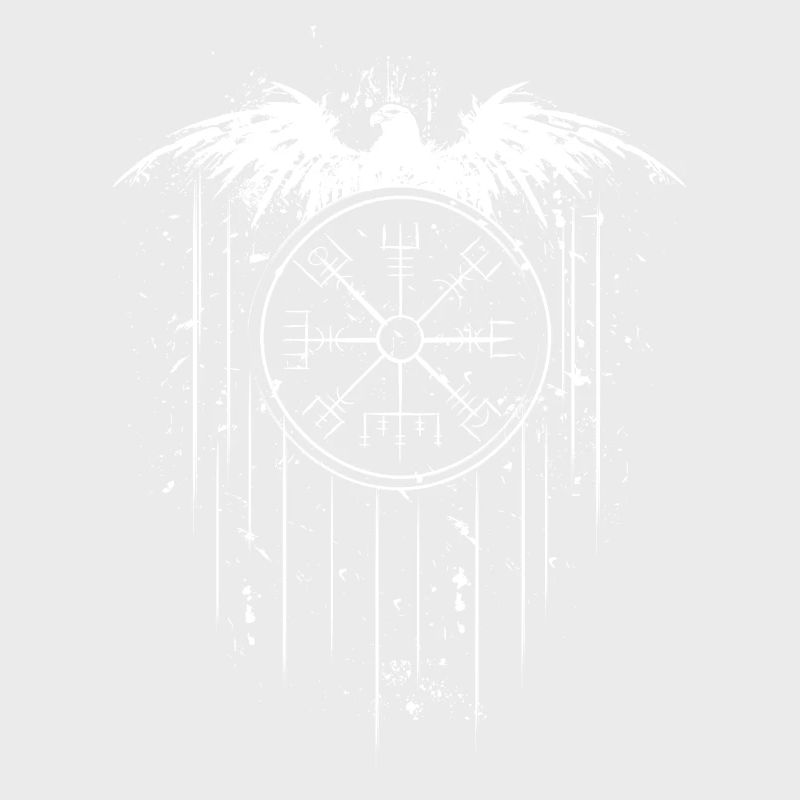Vegvisir Runic Compass - Eagle Celts Vikings