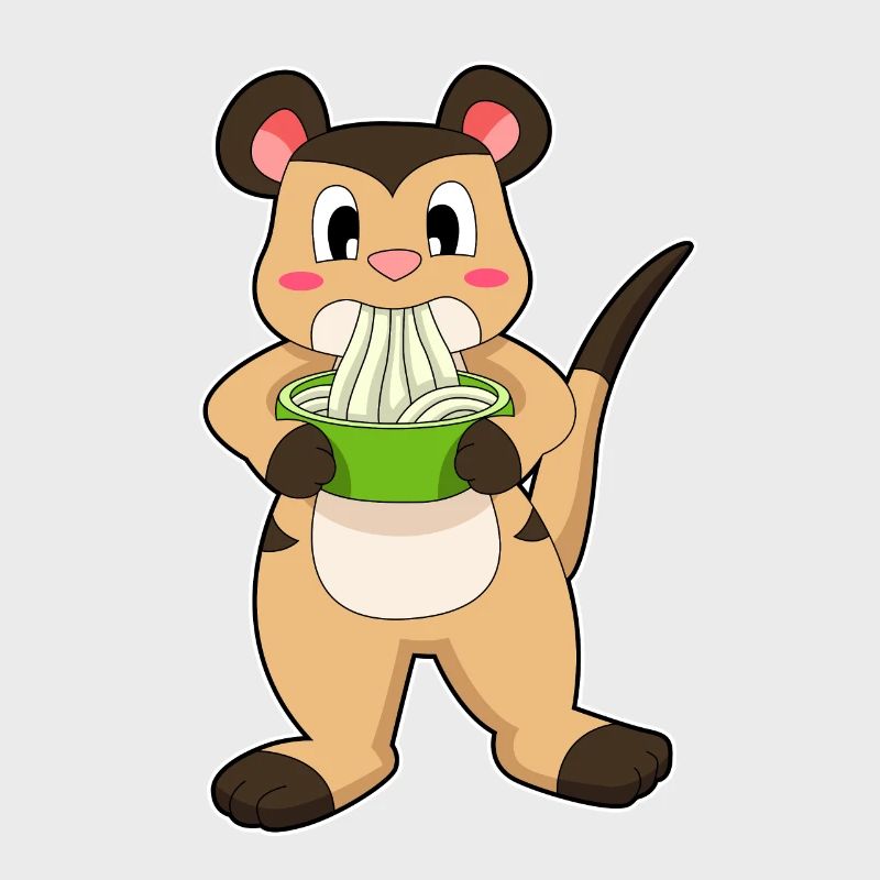 Erdmännchen mit Ramen