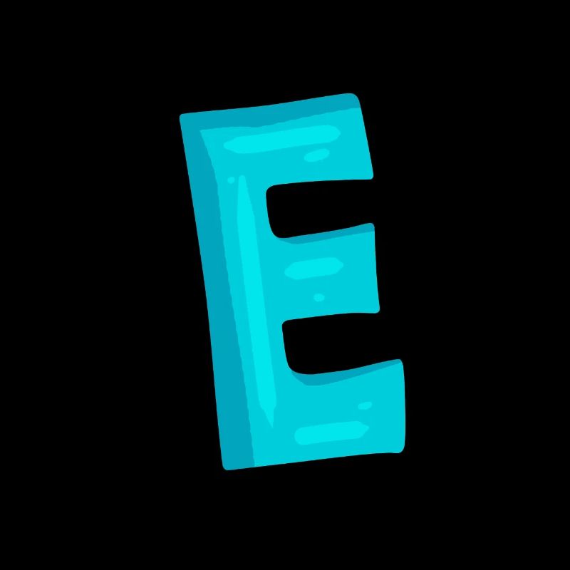 Initial letter E letter