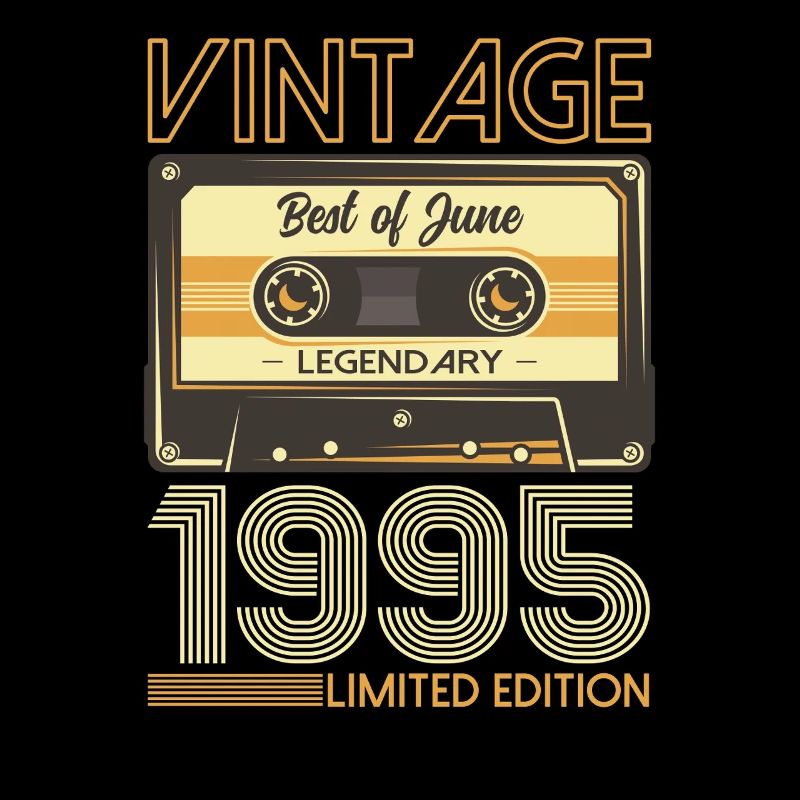 30. Geburtstag Geschenk Mann Kassette Juni 1995