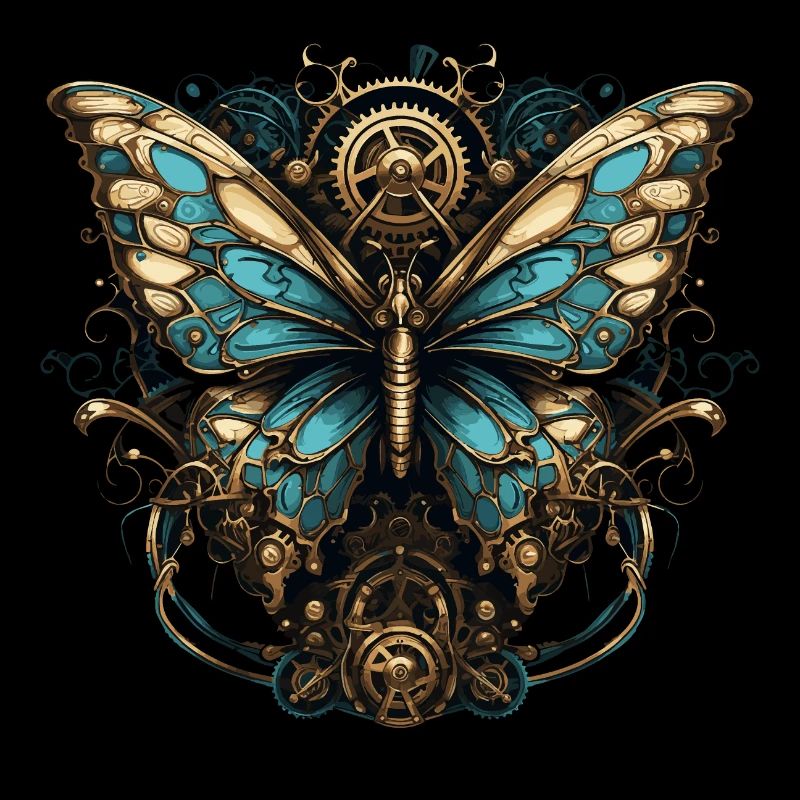 Steampunk Schmetterling