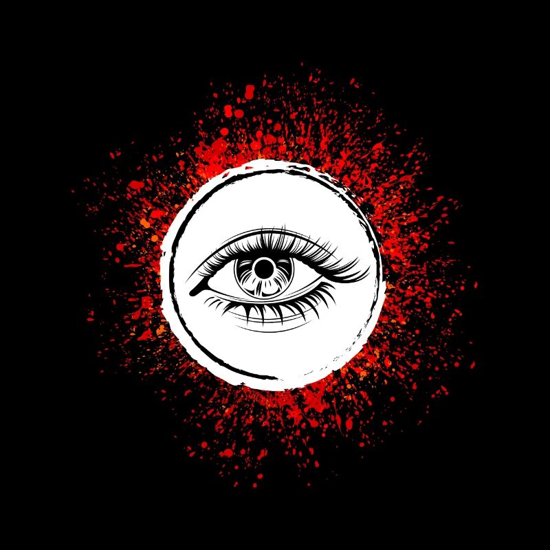 Eye symbol eyelashes
