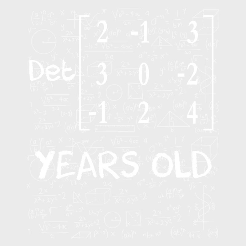36th birthday 36 years matrix determinant