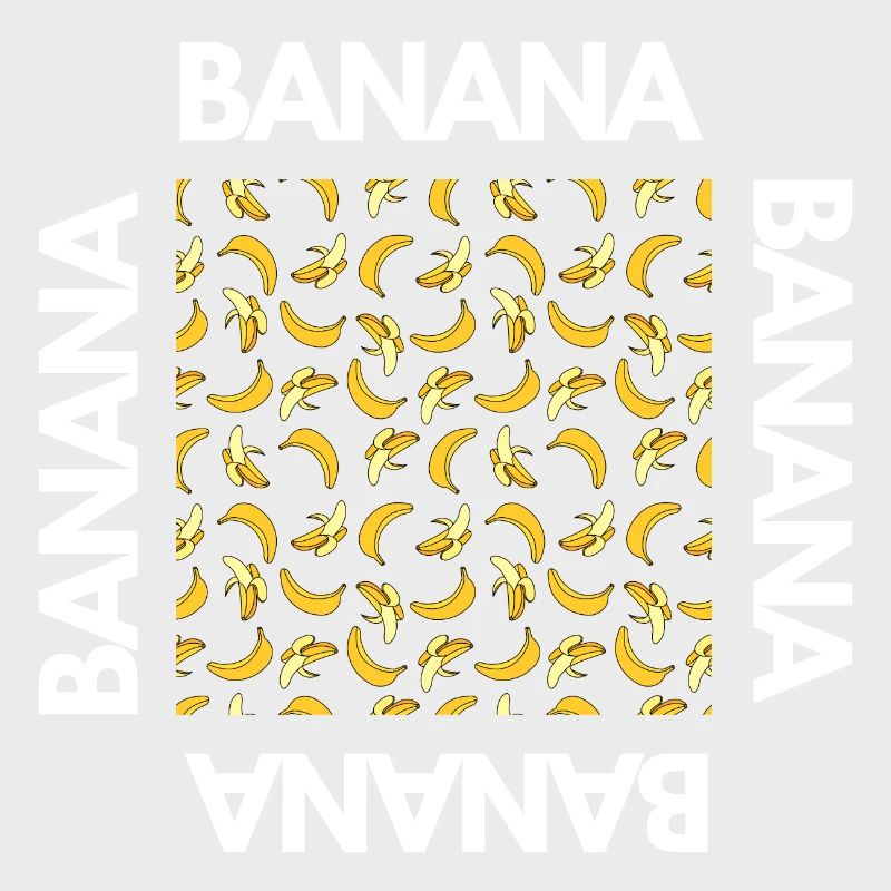 Bananenmuster Ästhetisches Obst-Modehemd