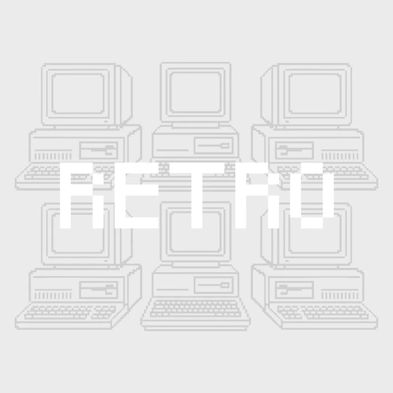 Retro Computer Grid Techno