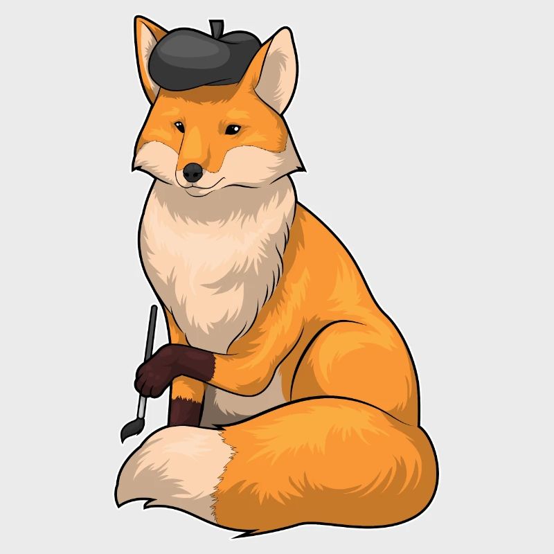 Fox Painter Brush Paint