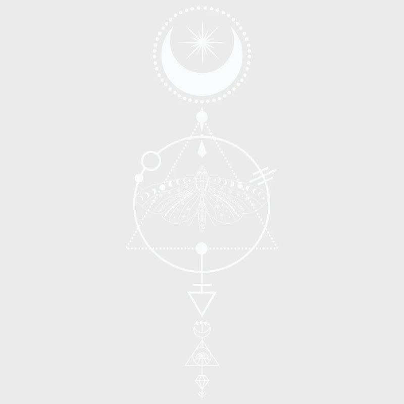 Celestial Moth Alchemy Glyph