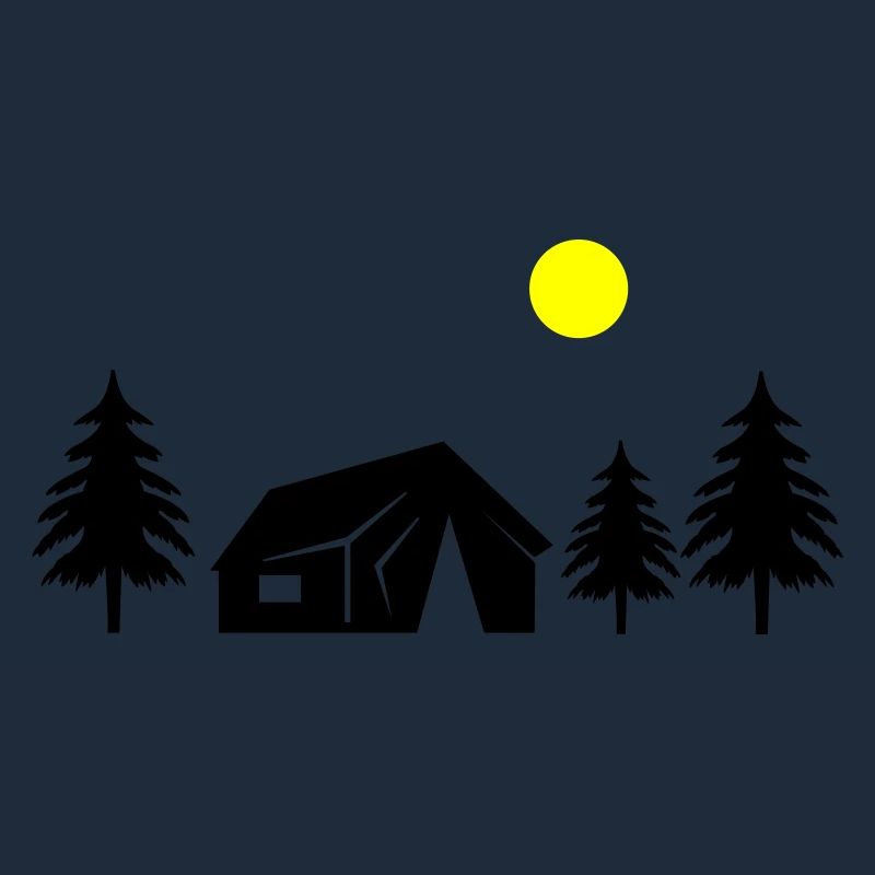 cabane dans la forêt
