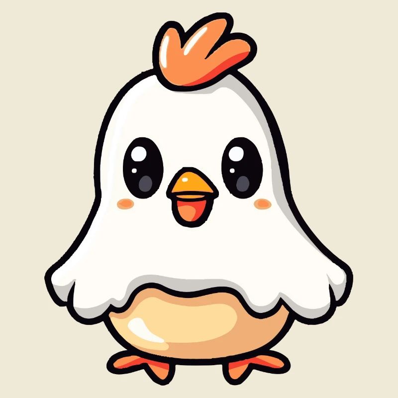 Huhn Halloween Comic Geist