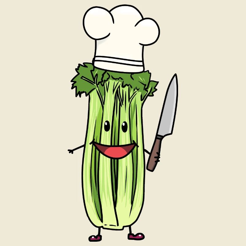 CELERY VEGETABLE COOK HOBBY CHEF CULINARY ART