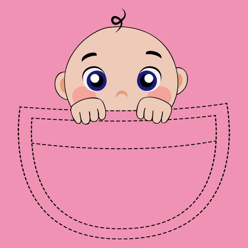 Je suis enceinte bébé en train de jeter un coup d’œil