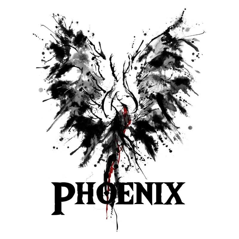 Phoenix from the ashes drawing gift idea
