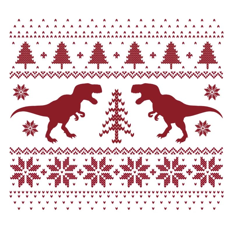Dinosaurier-Weihnachtspullover