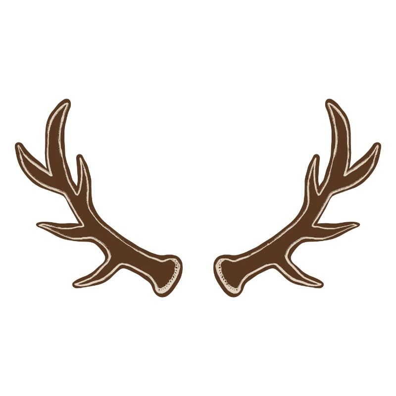 Rustic Antler Silhouette
