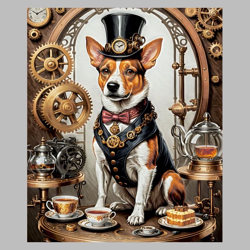 Corgi Steampunk Aristocrate Corgi Steampunk