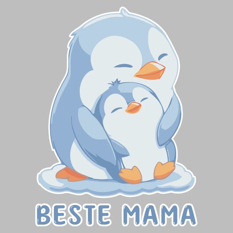Beste Mama Pinguin Muttertag