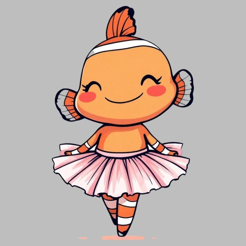 Clownfisch macht Ballett...