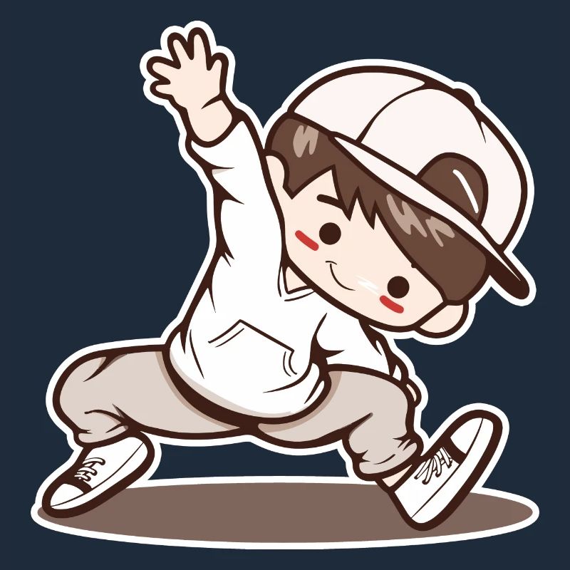 Petit garçon de breakdance