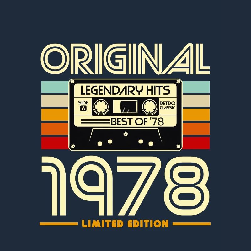 Original 1978 Cassette Retro Limitee
