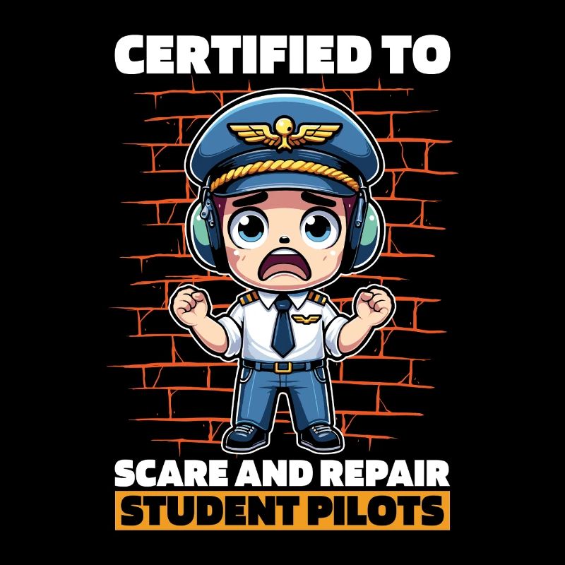 Flight Instructor Certified To Scare Pilot School