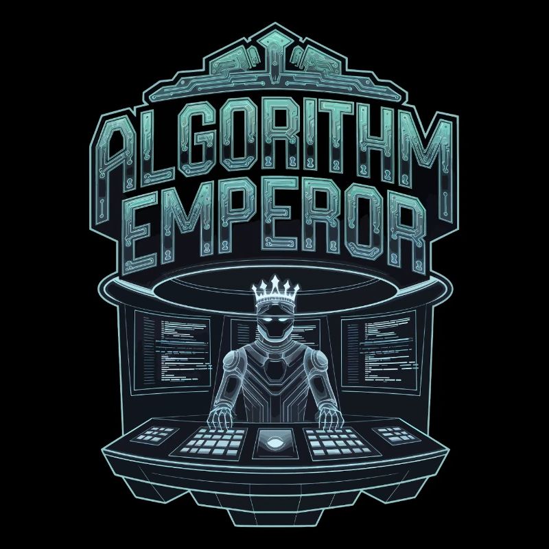 Algorithm Emperor Cyber King Tech Artwork