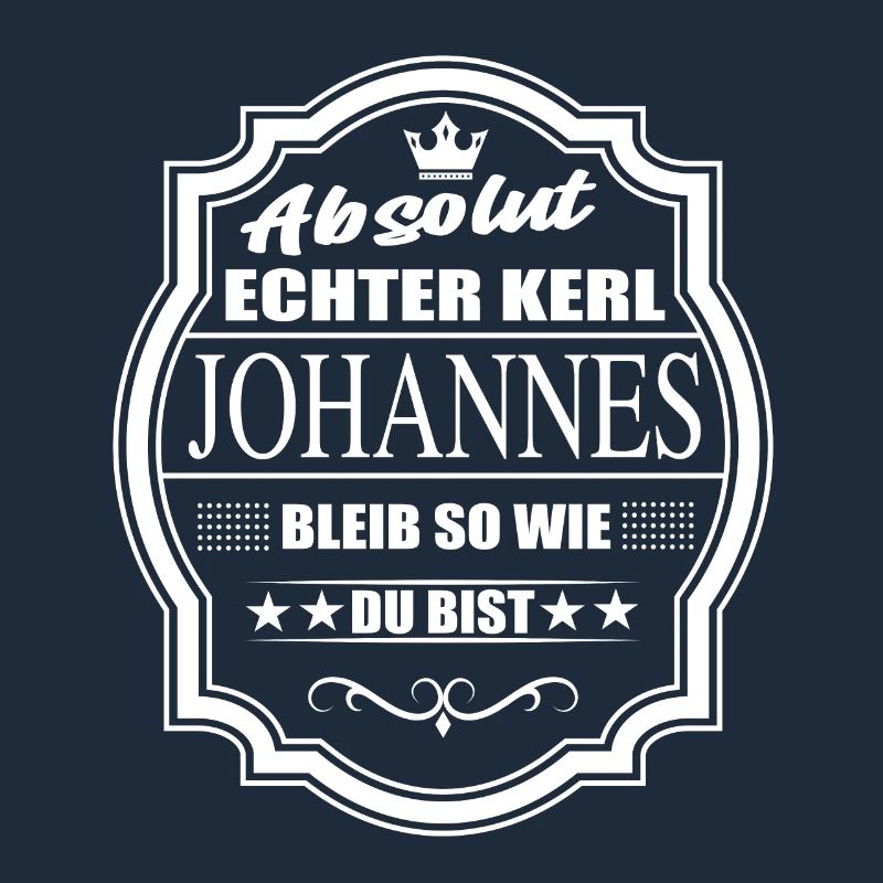 Absolument vrai gars Johannes, reste comme tu es