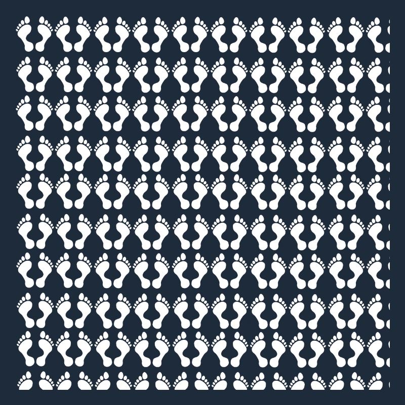 customized, feet pattern