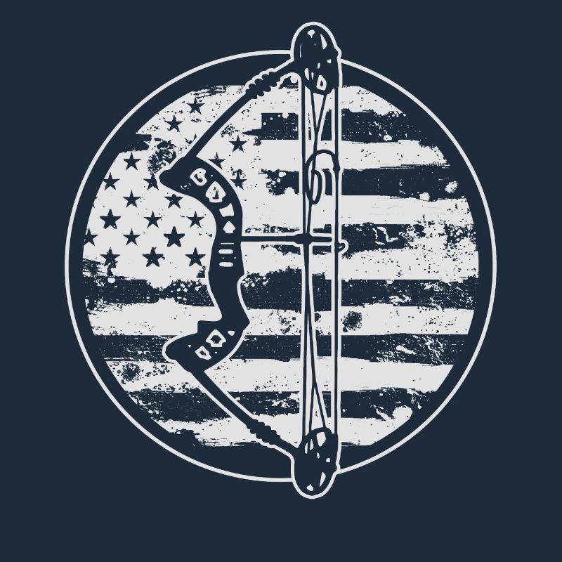 Tir à l’arc Archer Drapeau américain