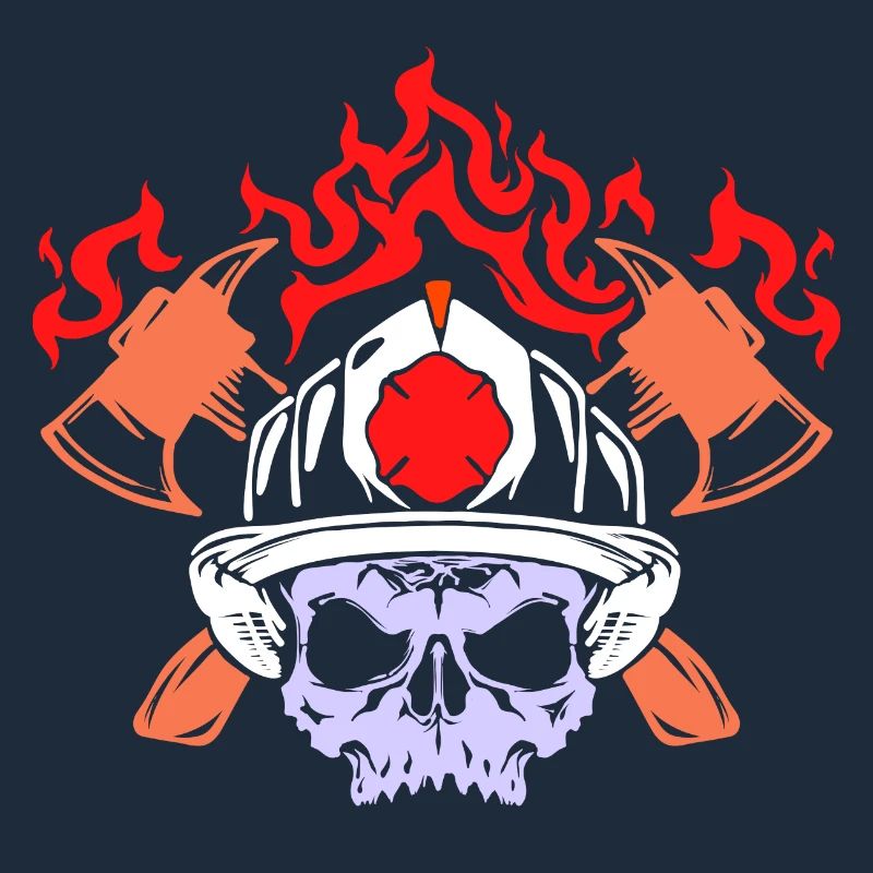 Firefighter helmet fire brigade fire protection fire burning