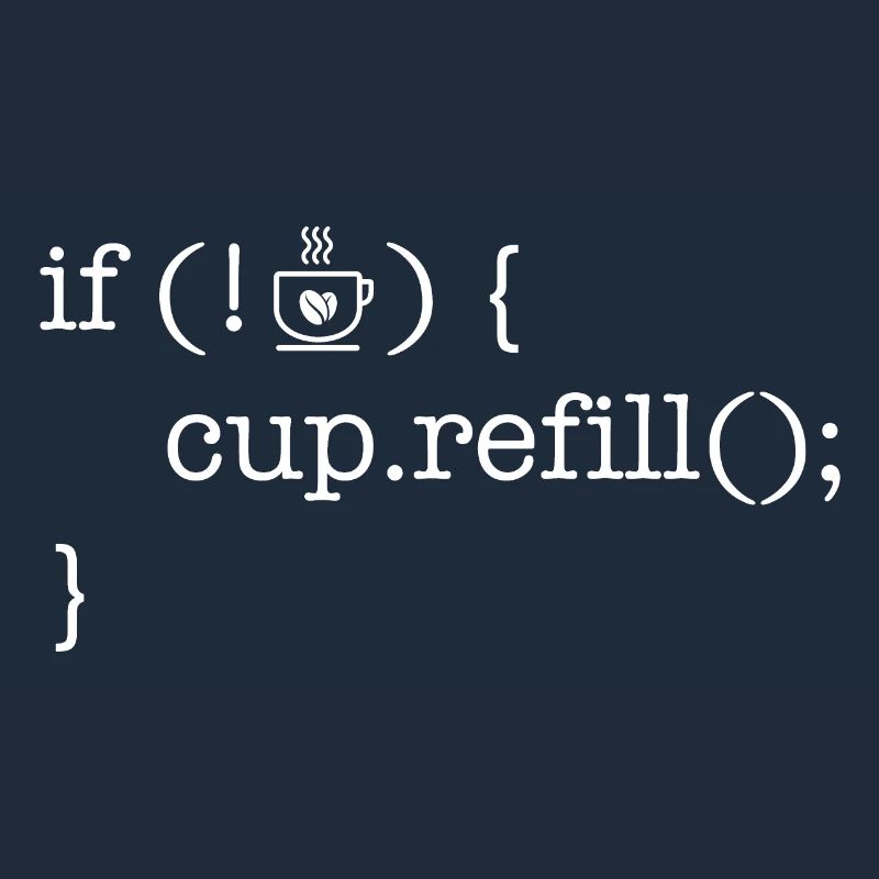 Chemise café pour programmeur amateur de code café