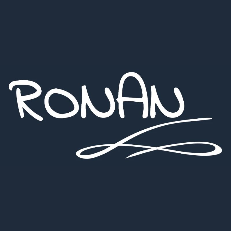 Dessin au trait abstrait Ronan