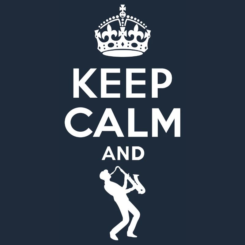 Keep calm - saxophone playing 2