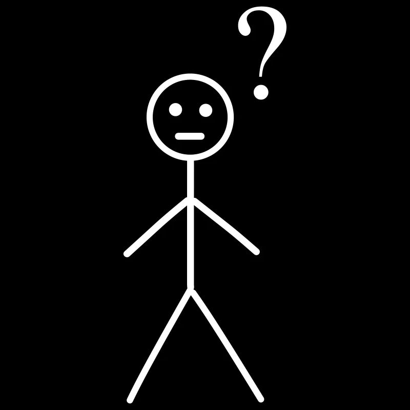 haphazard stick man