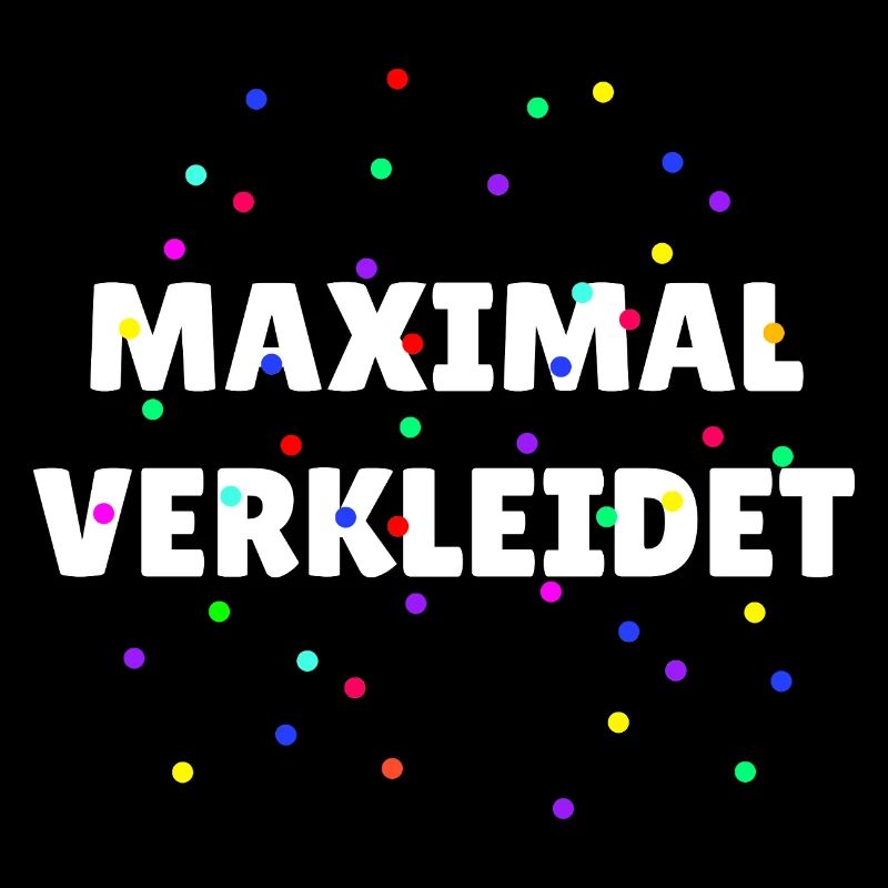 Maximal verkleidet Karneval Fasching