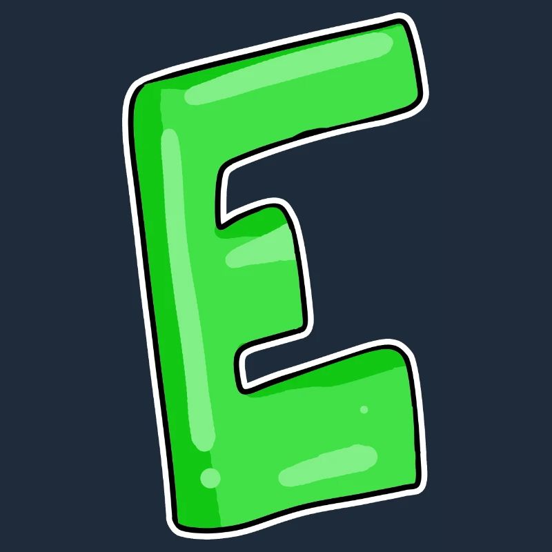 Buchstabe E Anfangsbuchstabe