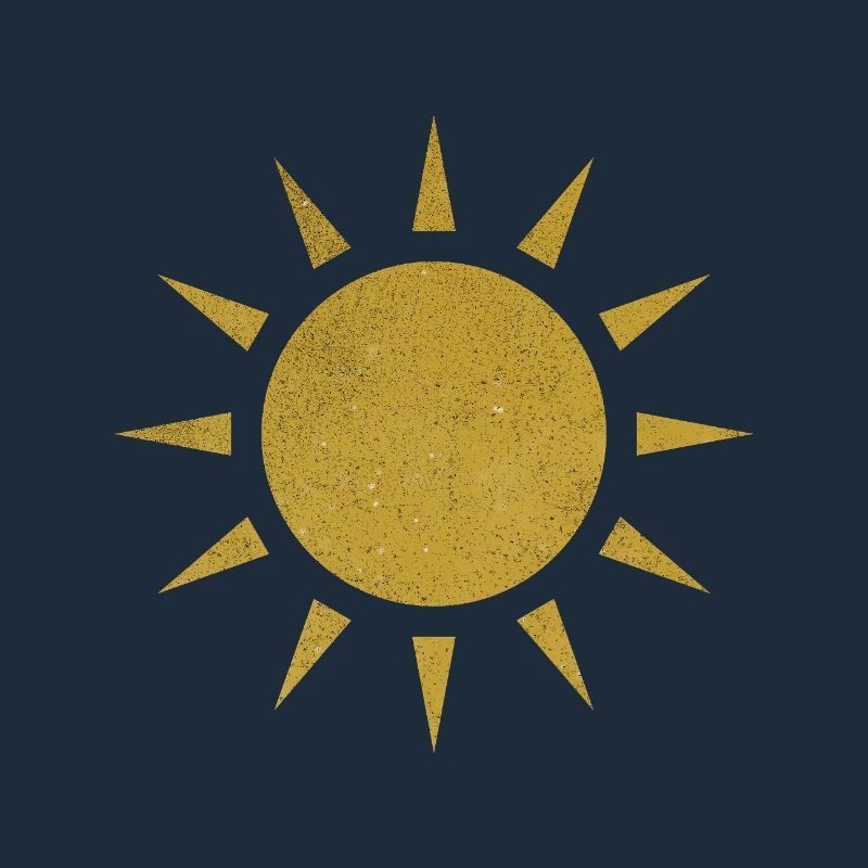 Bright Sun: Minimalist Solar Graphics