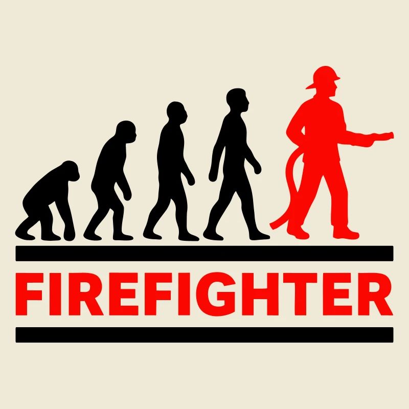Evolution Firefighter Hero Cool Gift
