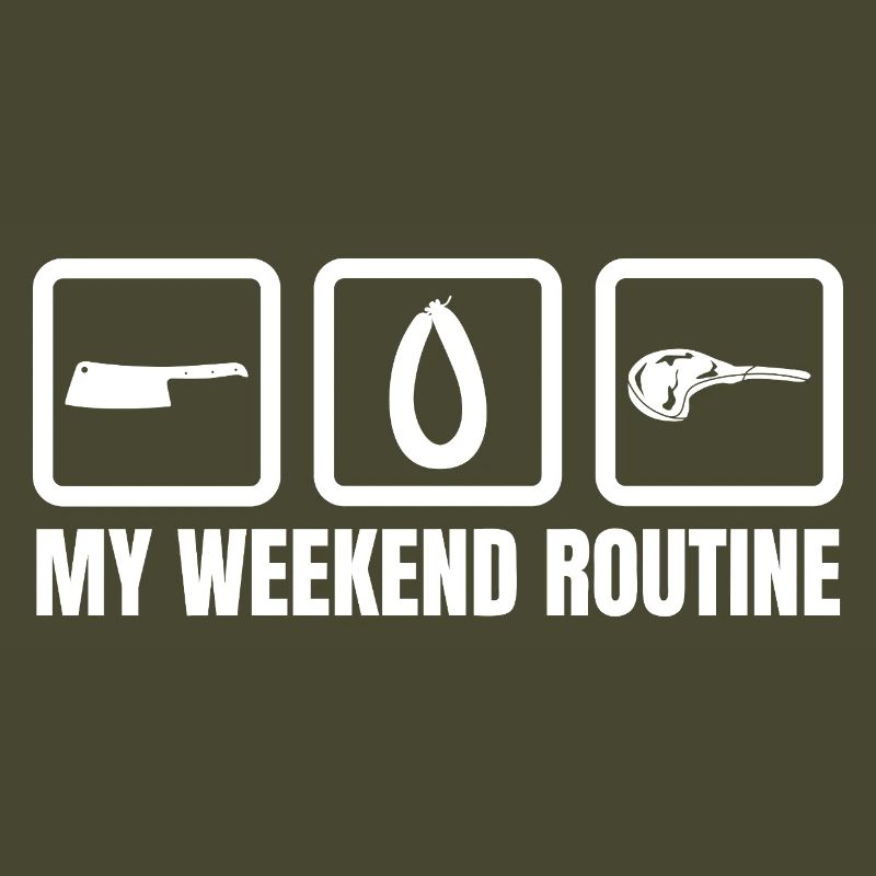 Routine du week-end chez le boucher