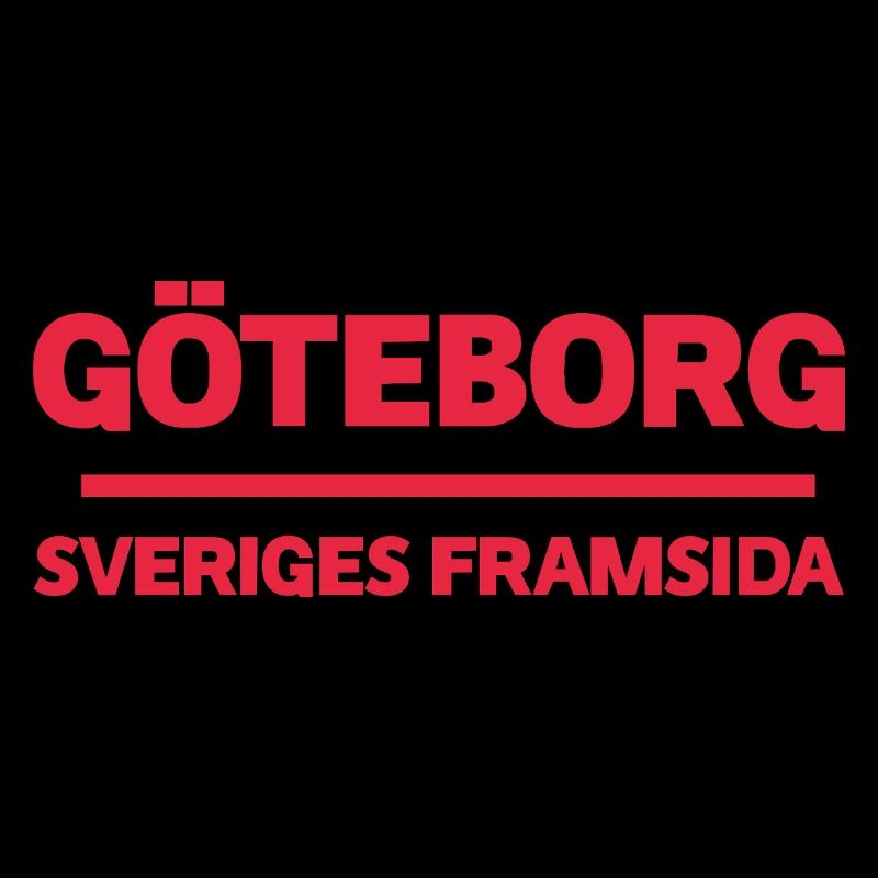 Farbenfrohe Skyline der Stadt Göteborg