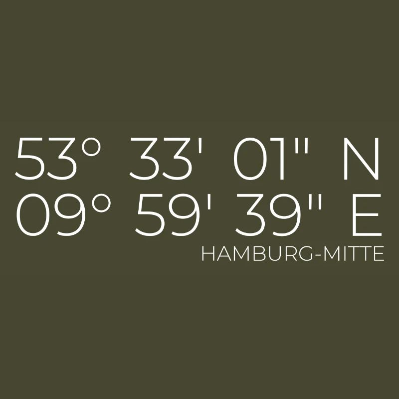 Coordinates Hamburg-Mitte