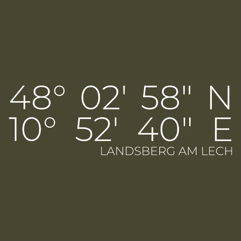 Coordinates Landsberg am Lech
