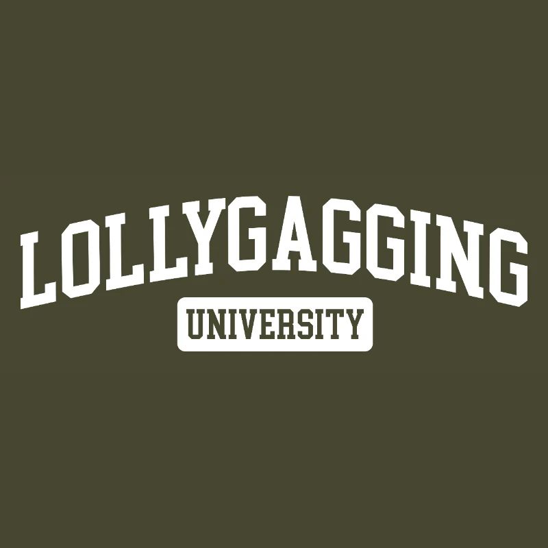 Dawdling at the university, procrastination, jostling