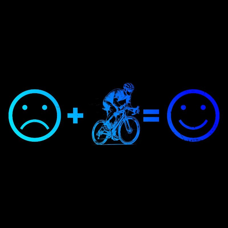 Message clair sur le vélo de route